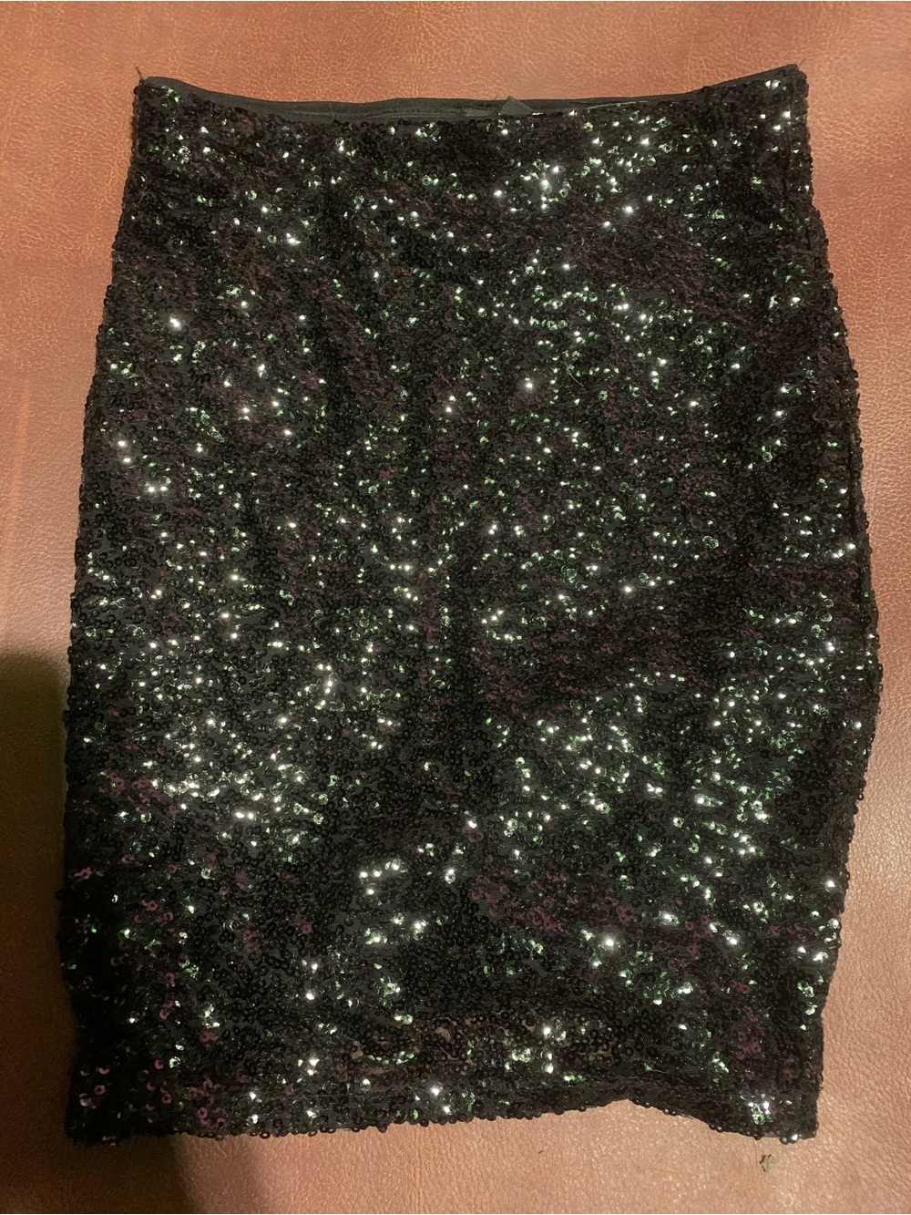 H&M Black Sequin Skirt